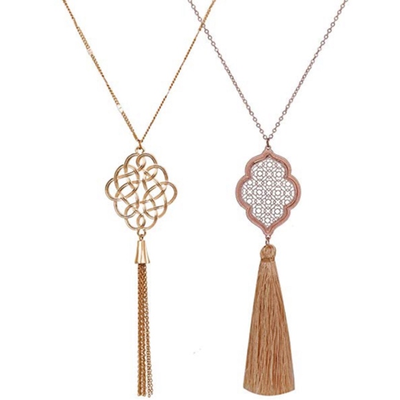 Jewelry - ‼️BOGO FREE Long Chain Pendant Tassel Necklace